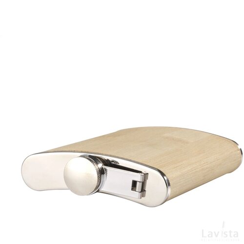 Hipflask Bamboo 200 Ml Heupfles Bamboe
