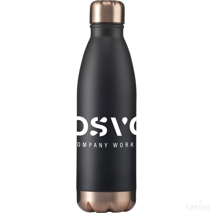 Topflask Copper 500 Ml Drinkfles Zwart