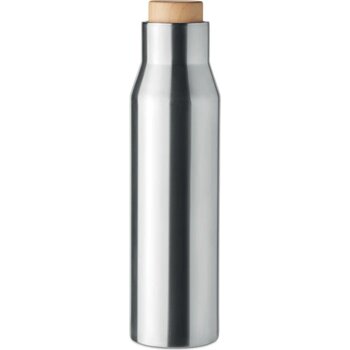 Dubbelwandige thermosfles 500ml Dudinka mat zilver