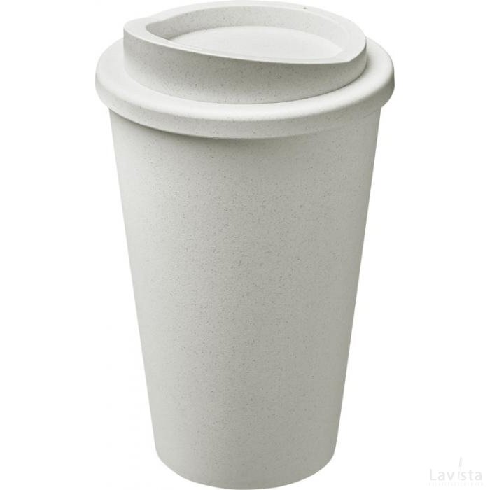 Gerecyclede americano® 350 ml geïsoleerde beker Wit