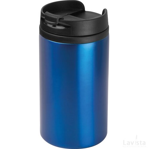 Drinkbeker metaal blauw
