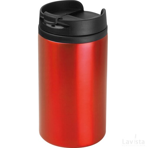 Drinkbeker metaal rood