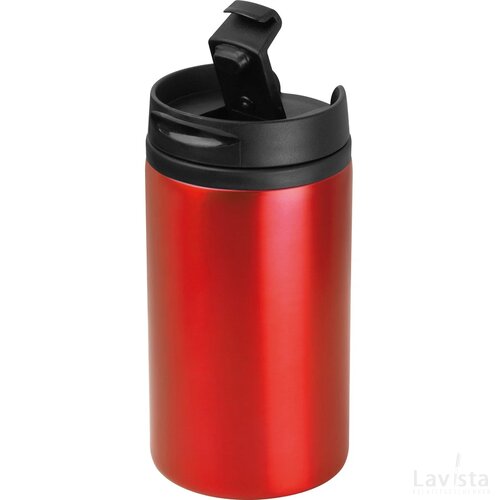 Drinkbeker metaal rood
