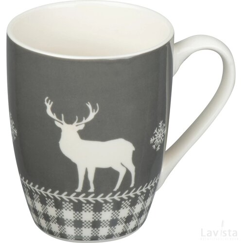 Set van twee mokken met kerstmotief Veelkleurig