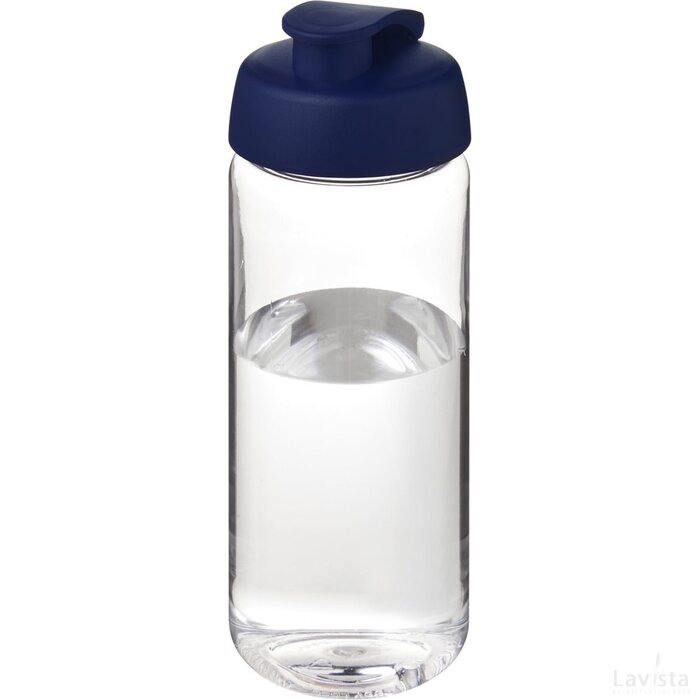 H2O Active® Octave Tritan™ 600 ml sportfles met klapdeksel Transparant, Blauw Transparant/Blauw