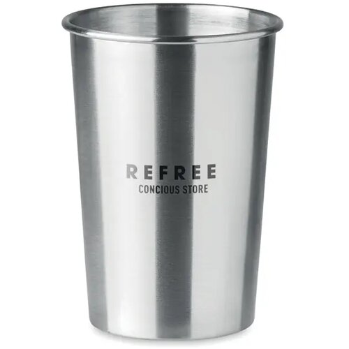 Rvs drinkbeker Zilver 350 ml