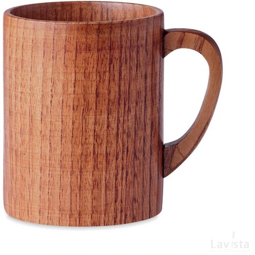 Eikenhouten mok Bruin