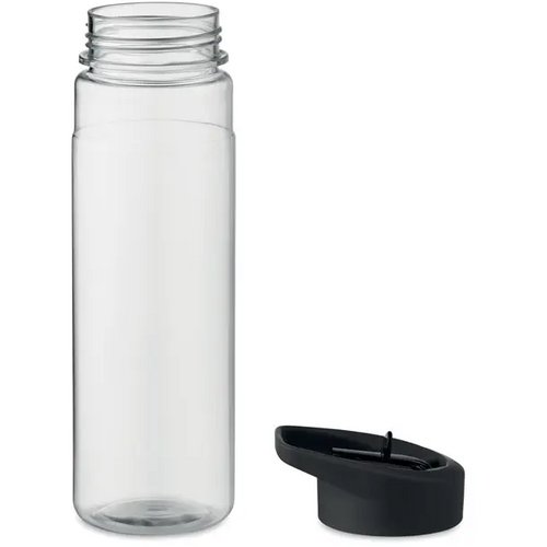 Rpet drinkfles met fliptop Alabama zwart