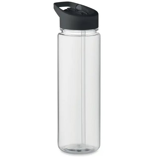 Rpet drinkfles met fliptop Alabama zwart