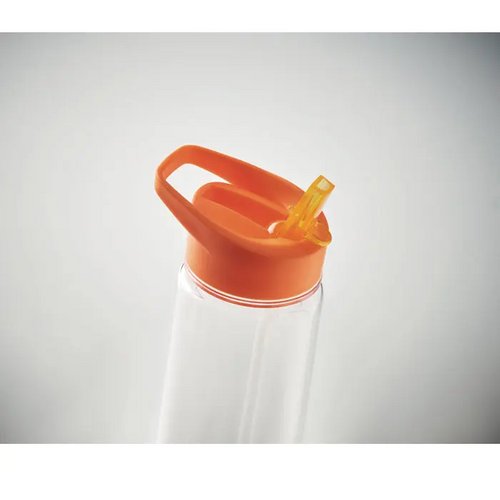 Rpet drinkfles met fliptop Alabama oranje