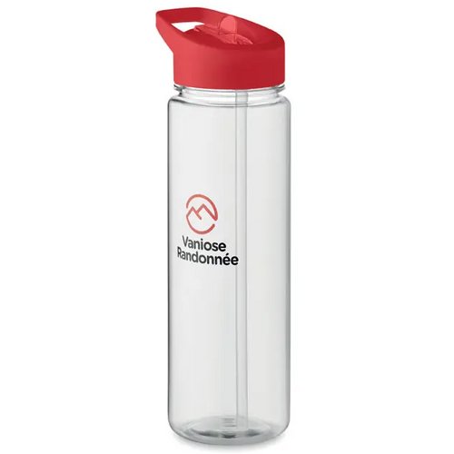 Rpet drinkfles met fliptop Alabama rood