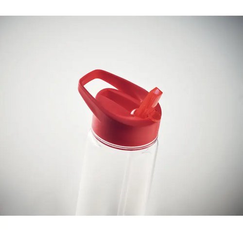 Rpet drinkfles met fliptop Alabama rood