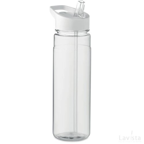 Rpet drinkfles met fliptop Alabama wit