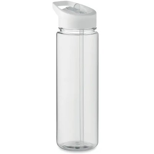 Rpet drinkfles met fliptop Alabama wit