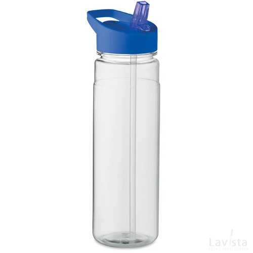 Rpet drinkfles met fliptop Alabama royal blauw