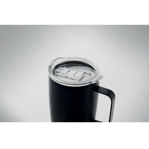 Dubbelwandige drinkbeker Ruby 300 ml Zwart