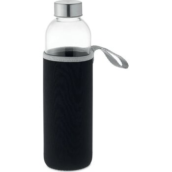 Glazen drinkfles 750ml Utah large zwart
