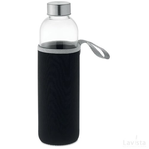 Glazen drinkfles 750ml Utah large zwart