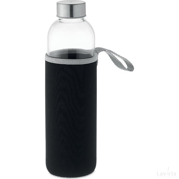 Glazen drinkfles 750ml Utah large zwart
