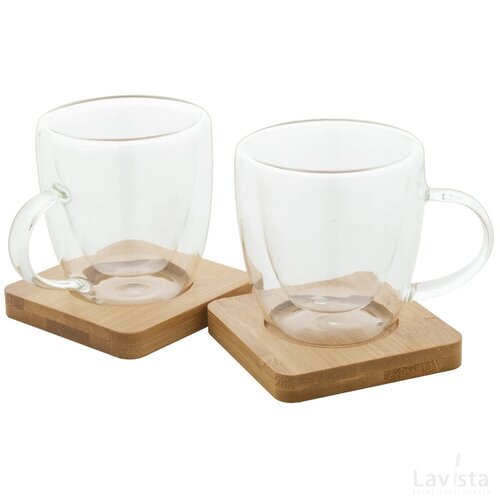 Glazen Espresso Kopjes Set Transparant