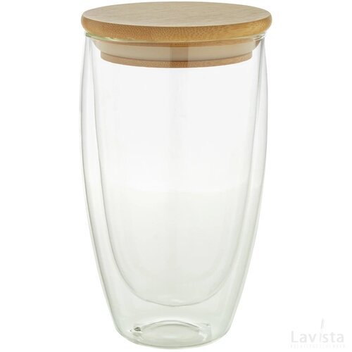 Bondina L Glazen Thermosmok Wit