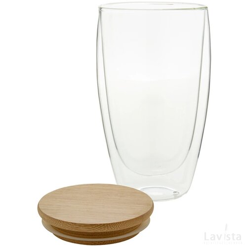 Bondina L Glazen Thermosmok Wit