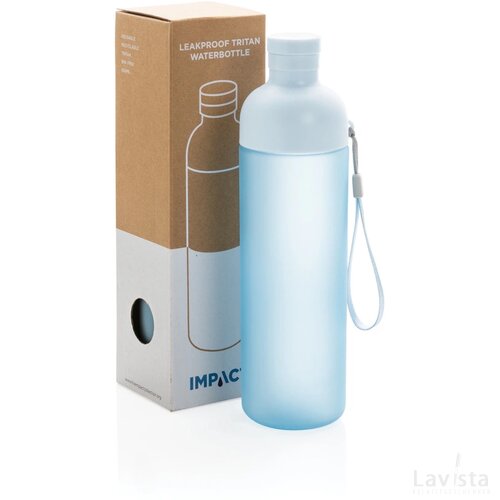 Impact lekvrije tritan waterfles blauw, blauw