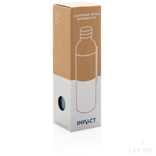 Impact lekvrije tritan waterfles blauw, blauw