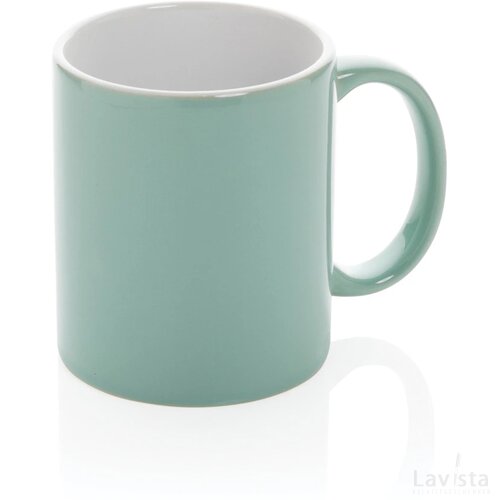 Keramische classic mok Groen