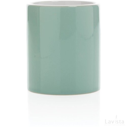 Keramische classic mok Groen