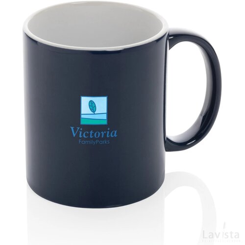 Keramische classic mok Blauw