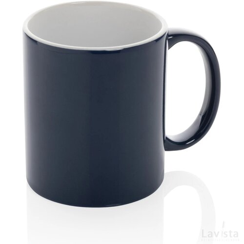 Keramische classic mok Blauw