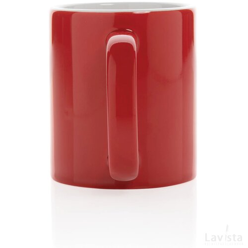 Keramische classic mok Rood