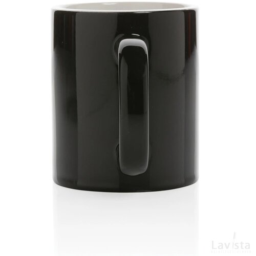 Keramische classic mok Zwart