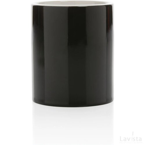 Keramische classic mok Zwart
