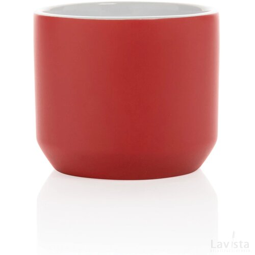 Keramische moderne mok Rood