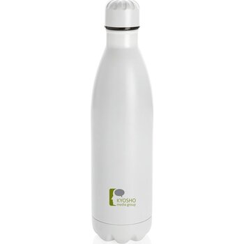 Unikleur vacuum roestvrijstalen fles 750ml wit