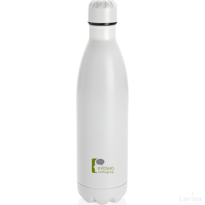 Unikleur vacuum roestvrijstalen fles 750ml wit