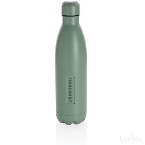 Unikleur vacuum roestvrijstalen fles 750ml groen