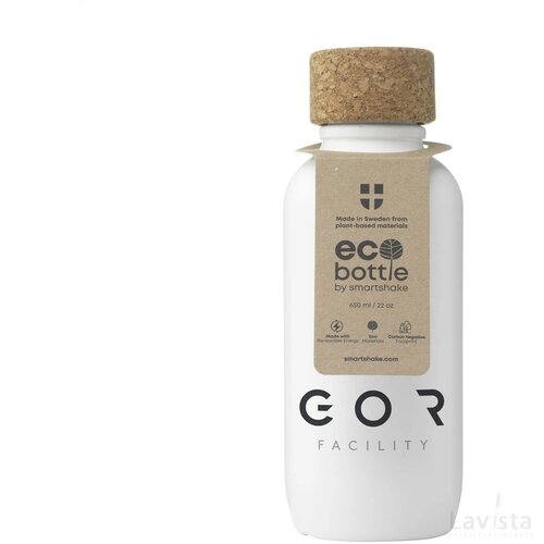 Ecobottle 650 Ml Plant Based - Made In Eu Wit