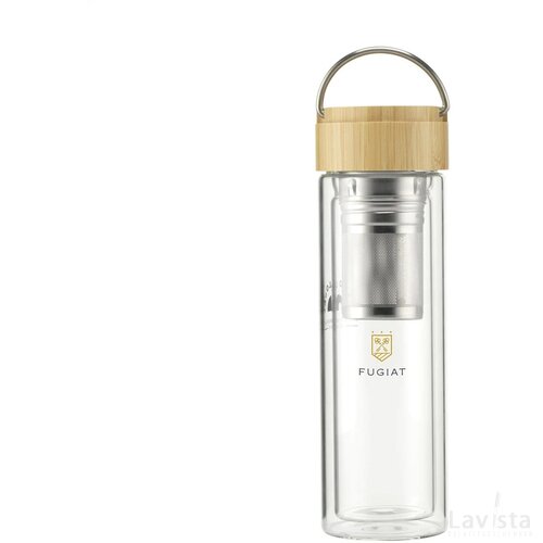 Nara Tea Bottle 300 Ml Drinkfles Bamboe