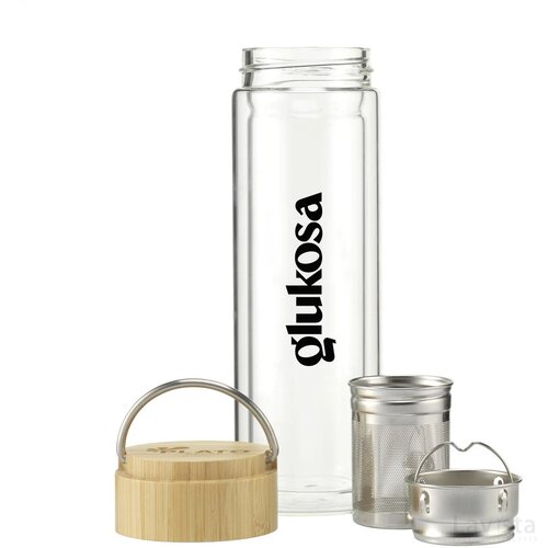 Nara Tea Bottle 300 Ml Drinkfles Bamboe