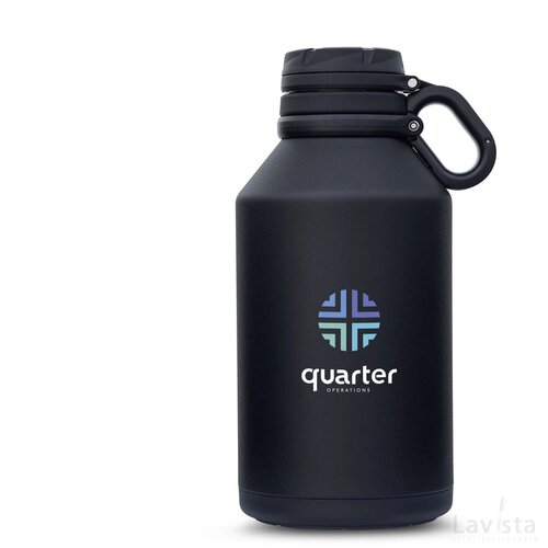 Contigo® Grand Stainless Steel 1900 Ml Thermosfles Zwart