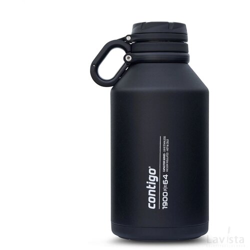 Contigo® Grand Stainless Steel 1900 Ml Thermosfles Zwart