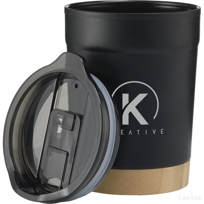 Kobe Bamboo 350 Ml Koffiebeker Zwart