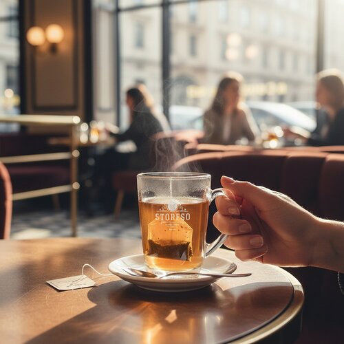 Morning Theeglas Transparant 320 ml