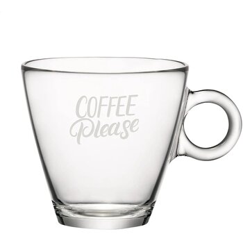 Lugano espressoglas Transparant Lugano espressoglas Transparant