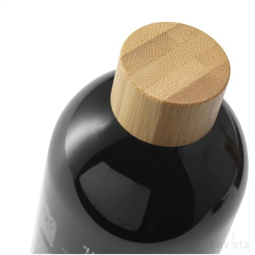 Rpet Bottle Transparent 500 Ml Drinkfles Zwart
