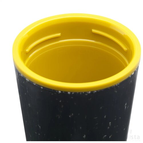 Circular&Co Recycled Coffee Cup 340 Ml Koffiebeker Zwart/Geel