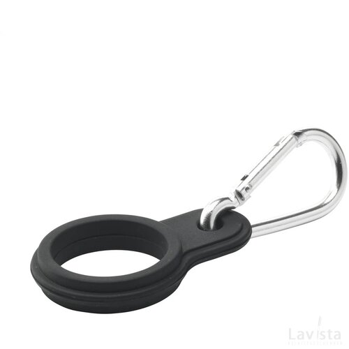 Bottle Carabiner Draaglus Drinkfles Zwart